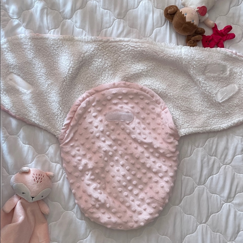 Pink Baby Swaddle Blanket - Picture 4 of 6
